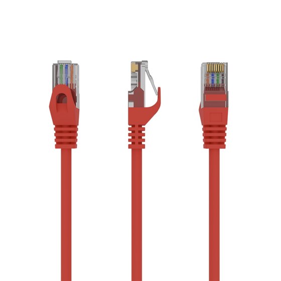 PP6U-2M cable de red Rojo Cat6 U/UTP (UTP)