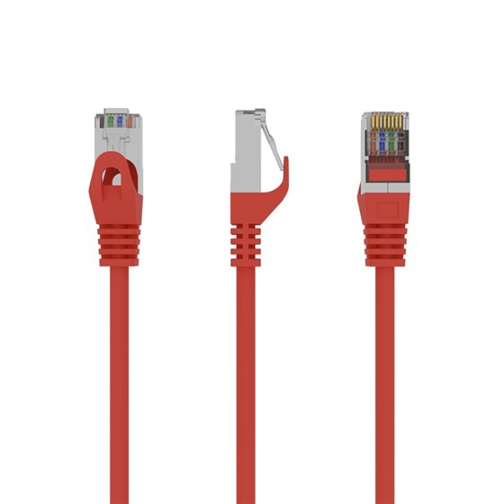 PP6-0.5M/R cable de red Rojo 0,5 m Cat6 F/UTP (FTP)