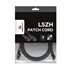 PP6A-LSZHCU-BK-3M cable de red Negro Cat6a S/FTP (S-STP)