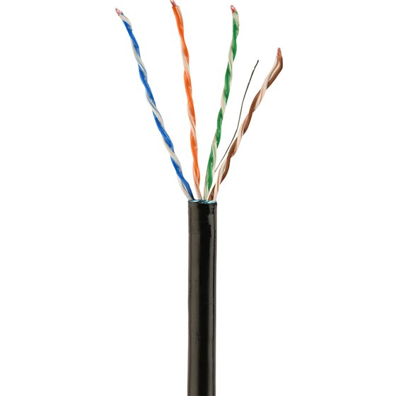 CAT5e FTP 305m cable de red Negro F/UTP (FTP)