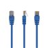 PP12-5M/B cable de red Azul Cat5e