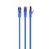 PP6A-LSZHCU-B-1M cable de red Azul Cat6a S/FTP (S-STP)