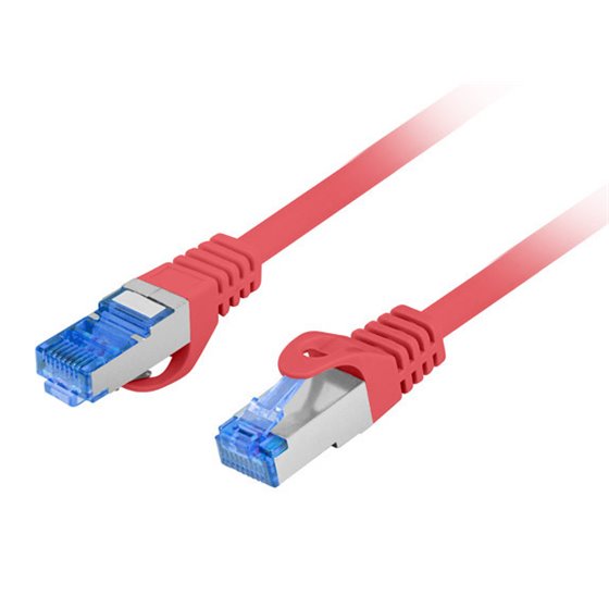 PCF6A-10CC cable de red Rojo 0,25 m Cat6a S/FTP (S-STP)