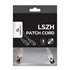 PP6A-LSZHCU-W-0.25M cable de red Blanco 0,25 m Cat6a S/FTP (S-STP)