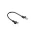 PCF6-10CC-0025-BK cable de red Negro 0,25 m Cat6 F/UTP (FTP)