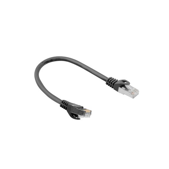 PCF6-10CC-0025-BK cable de red Negro 0,25 m Cat6 F/UTP (FTP)