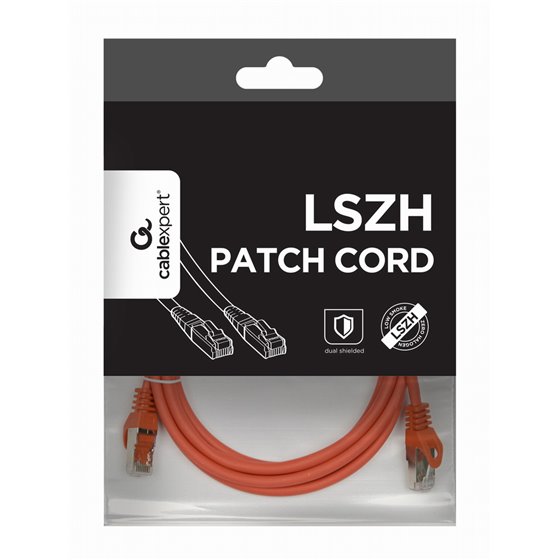 PP6A-LSZHCU-R-2M cable de red Rojo Cat6a S/FTP (S-STP)