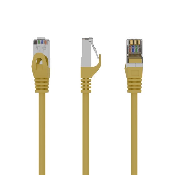 PP6-0.25M/Y cable de red Amarillo 0,25 m Cat6 F/UTP (FTP)