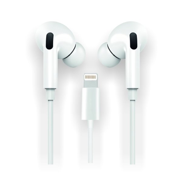 AURICULARES TECHONE BOTON LIGHTNING BLAN