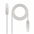Cable de Red Latiguillo RJ45 CAT.6 UTP AWG24, Gris, 25 m