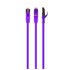 PP6A-LSZHCU-V-1M cable de red Violeta Cat6a S/FTP (S-STP)