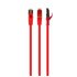 PP6A-LSZHCU-R-0.5M cable de red Rojo 0,5 m Cat6a S/FTP (S-STP)