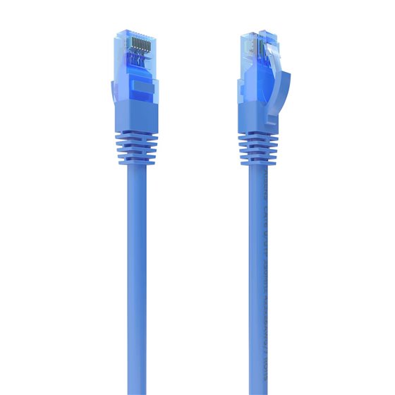 Cable De Red Latiguillo RJ45 Cat.6 UTP AWG26 CCA, Azul, 1.0 m
