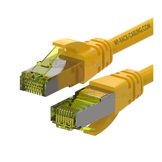 WPC-PAT-6ASF002 cable de red Amarillo 0,2 m Cat6a S/FTP (S-STP)