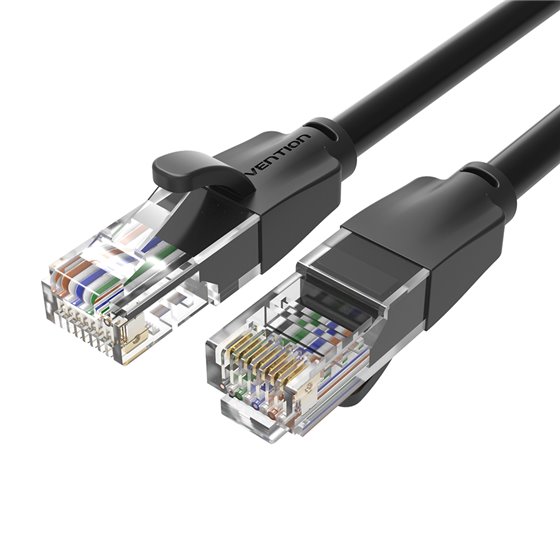 Cable de Red RJ45 UTP IBEBN Cat.6/ 15m/ Negro