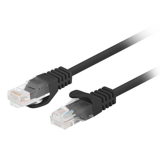 PCU6-20CC-0025-BK cable de red Negro 0,25 m Cat6 U/UTP (UTP)