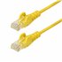 Cable de Red Ethernet CAT6 Delgado sin Enganches Amarillo de 10m - Cable RJ45 Snagless Slim de 28AWG - Alambre de Cobre Puro - P
