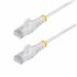 Cable de Red Ethernet CAT6 Delgado sin Enganches Blanco de 1,5m - Cable RJ45 Snagless Slim de 28AWG - Alambre de Cobre Puro - Po