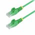 Cable de Red Ethernet CAT6 Delgado sin Enganches Verde de 1m - Cable RJ45 Snagless Slim de 28AWG - Alambre de Cobre Puro - con A