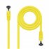 Cable de Red Latiguillo Cat.8.1 2GHz LSZH SSTP AWG26, Amarillo, 1 m