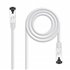 Cable de Red Latiguillo Cat.8.1 2GHz LSZH SSTP AWG26, Blanco, 2 m