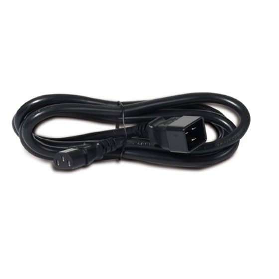 C13/C20 2m Negro C20 acoplador C13 acoplador