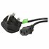 Cable de 1,8m de Alimentación de Ordenador, 18AWG, BS 1363 a C13, 10A 250V, Cable de Alimentación de Repuesto, Cable de TV/Monit