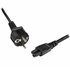 Cable de 2m de Alimentación para Portátiles, Enchufe UE a C5, 2,5A 250V, 18AWG, Cable de Repuesto para Cargador, Cable Hoja de T