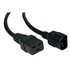 IEC C14/IEC C19, 10/16 A Negro 2 m C14 acoplador C19 acoplador