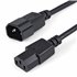 Cable de 1m de Extensión de Alimentación, C14 a C13, 10A 125V, 18AWG, Alargador de Cable de Corriente de Ordenador, IEC-320-C14 
