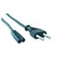 PC-184-VDE cable de transmisión Negro Enchufe tipo C