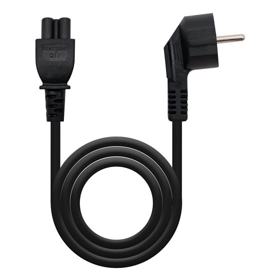 CABLE ALIM. TREBOL CEE7 ACODADO/M-C5/H 1.5 M