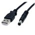Cable de 91cm de alimentación USB A a M de Tipo Barril de 5,5mm