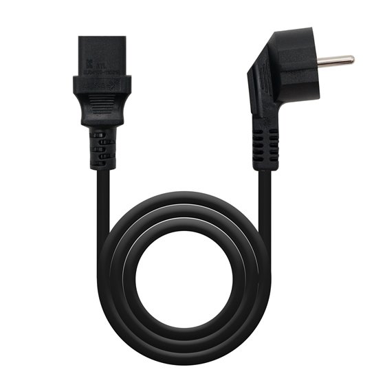 10.22.0105 cable de transmisión Negro 5 m C13 acoplador CEE7/7