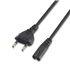A132-0173 cable de transmisión Negro 1,5 m CEE7/7 C7 acoplador
