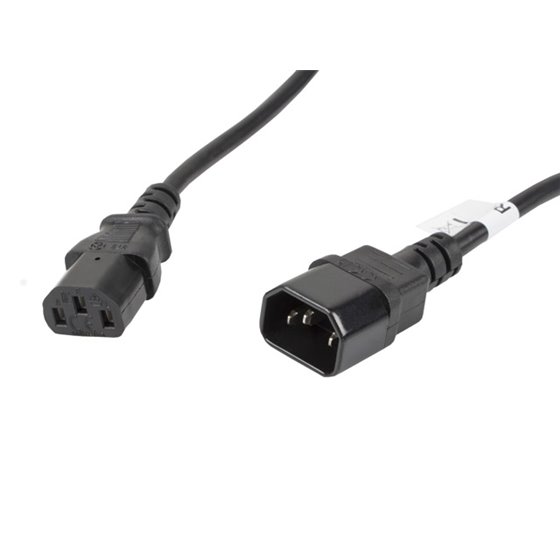 CA-C13E-11CC-0050-BK cable de transmisión Negro 5 m C13 acoplador C14 acoplador