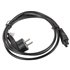 CA-C5CA-11CC-0018-BK cable de transmisión Negro 1,8 m CEE7/7 C5 acoplador
