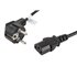CA-C13C-11CC-0018-BK cable de transmisión Negro 1,8 m C13 acoplador CEE7/7