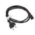 CA-C7CA-10CC-0018-BK cable de transmisión Negro 1,8 m C7 acoplador CEE7/16