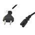 CA-C7CA-11CC-0018-BK cable de transmisión Negro 1,8 m C7 acoplador CEE7/16