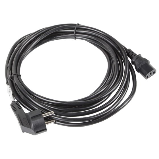 CA-C13C-11CC-0100-BK cable de transmisión Negro 10 m C13 acoplador CEE7/7