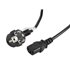CA-C13C-11CC-0030-BK cable de transmisión Negro 3 m C13 acoplador CEE7/7