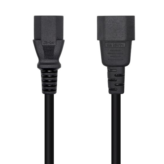 Cable alimentación CPU, C13/H-C14/M, negro, 3.0m