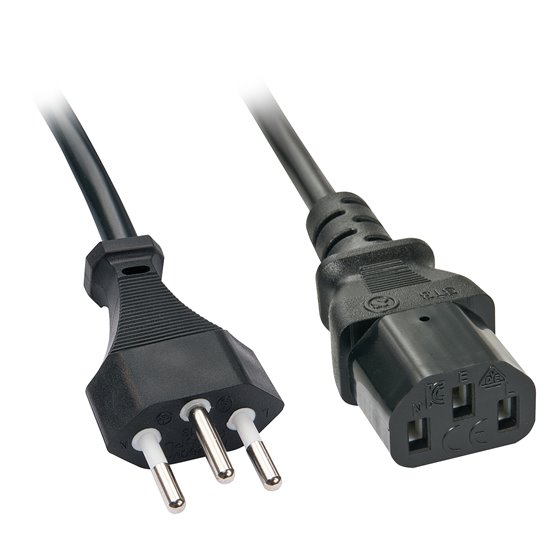 30417 cable de transmisión Negro 2 m C13 acoplador