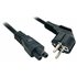 3m, CEE 7/7 - IEC 320 C5 Negro CEE7/7 C5 acoplador