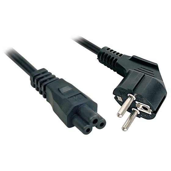 3m, CEE 7/7 - IEC 320 C5 Negro CEE7/7 C5 acoplador