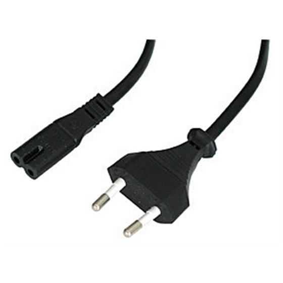 30422 cable de transmisión Negro 3 m CEE7/16 C7 acoplador
