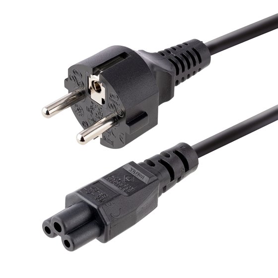 Cable de 3m de Alimentación de Repuesto para Ordenador Portátil, EU Schuko a C5, 2,5A 250V, 18AWG, para Cargador de Portátiles, 