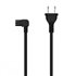 Cable Alimentación Acodado Forma 8, CEE7/16/M-C7/H, Negro, 1.8M