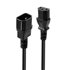 30320 cable de transmisión Negro 0,5 m C14 acoplador C13 acoplador